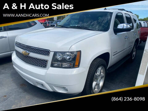 2011 Chevrolet Tahoe for sale at A & H Auto Sales in Greenville SC