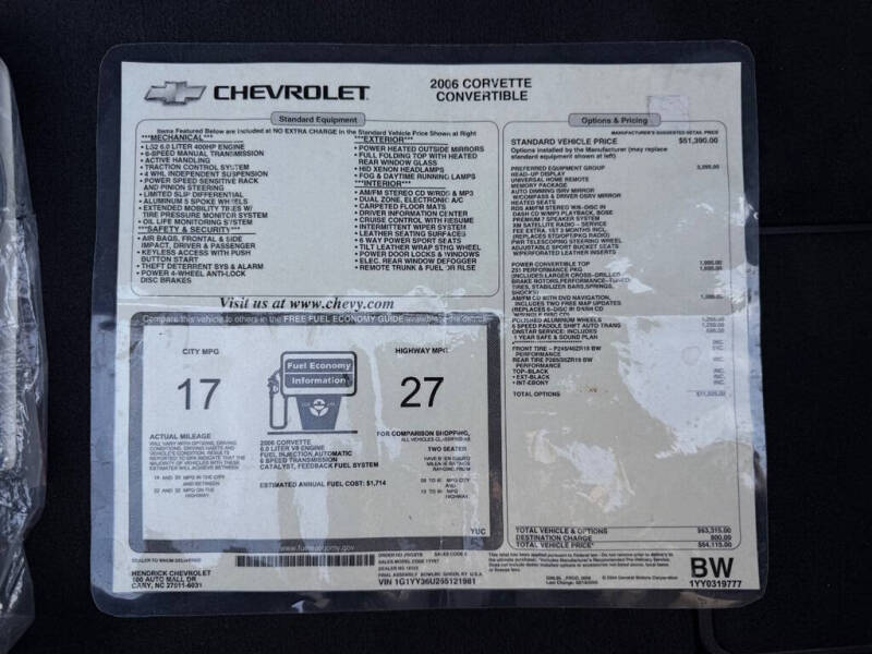 2006 Chevrolet Corvette