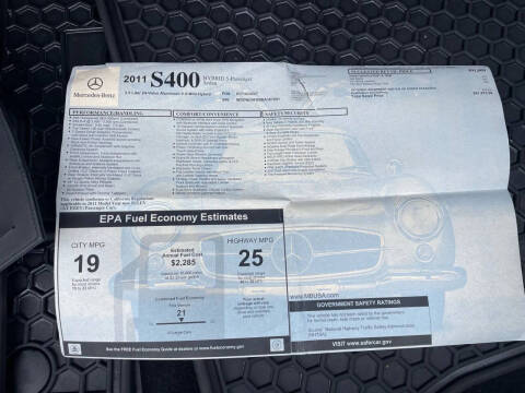 2011 Mercedes-Benz S-Class S 400 Hybrid