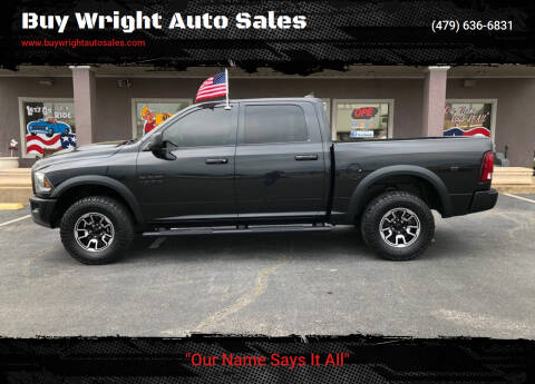 2016 RAM 1500 for sale at Buy Wright Auto Sales in Rogers AR