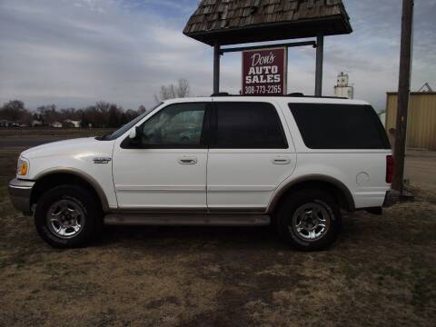 2002 Ford Expedition for sale at Don's Auto Sales in Silver Creek NE