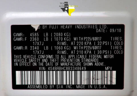 2011 Subaru Outback 2.5i Premium