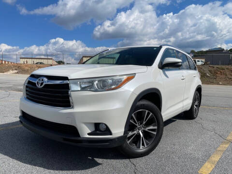 2016 Toyota Highlander for sale at 4 Brothers Auto Sales LLC in Brookhaven GA