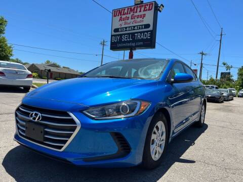 2017 Hyundai Elantra for sale at Unlimited Auto Group in West Chester OH
