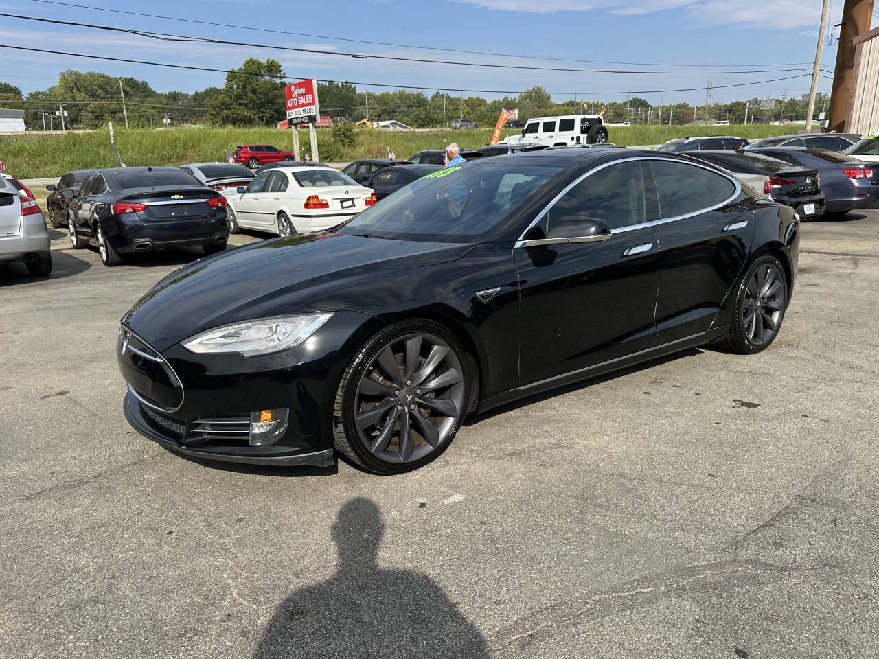 Black 2013 Tesla Model S Performance Performance 4dr Liftback 2