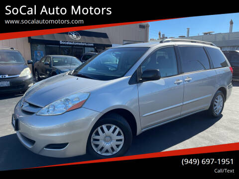 2007 Toyota Sienna for sale at SoCal Auto Motors in Costa Mesa CA