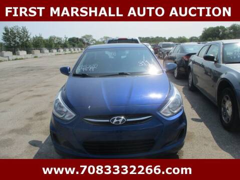 2016 Hyundai Accent for sale at First Marshall Auto Auction in Harvey IL