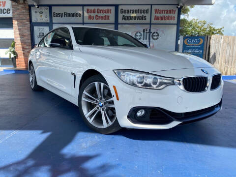 2015 BMW 4 Series for sale at ELITE AUTO WORLD in Fort Lauderdale FL
