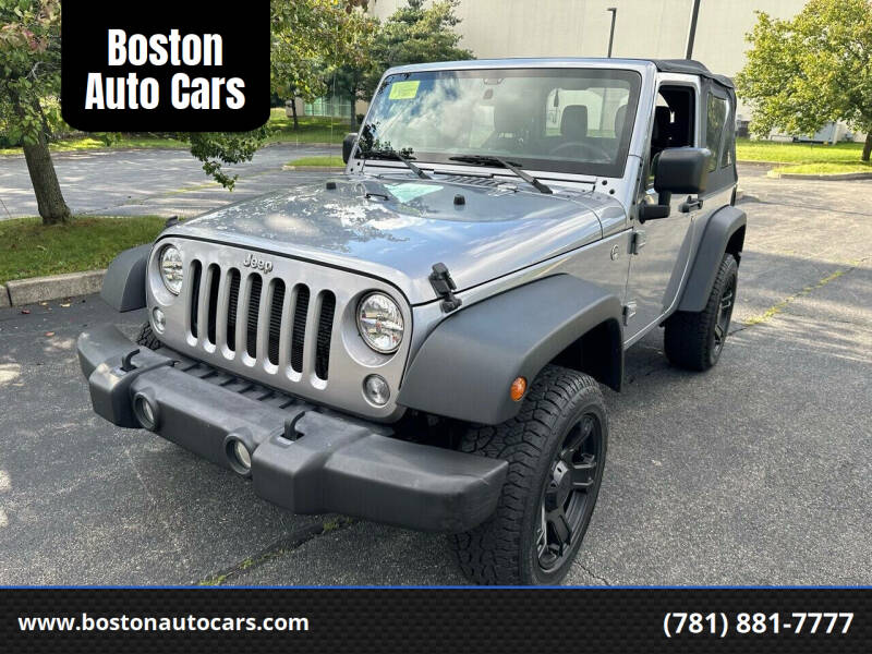 2017 Jeep Wrangler for sale at Boston Auto Cars in Dedham MA