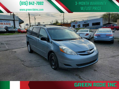 2008 Toyota Sienna for sale at Green Ride Inc in Nashville TN