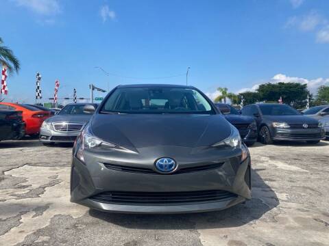 2018 Toyota Prius for sale at America Auto Wholesale Inc in Miami FL