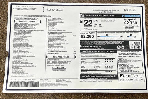 2026 Chrysler Pacifica Select