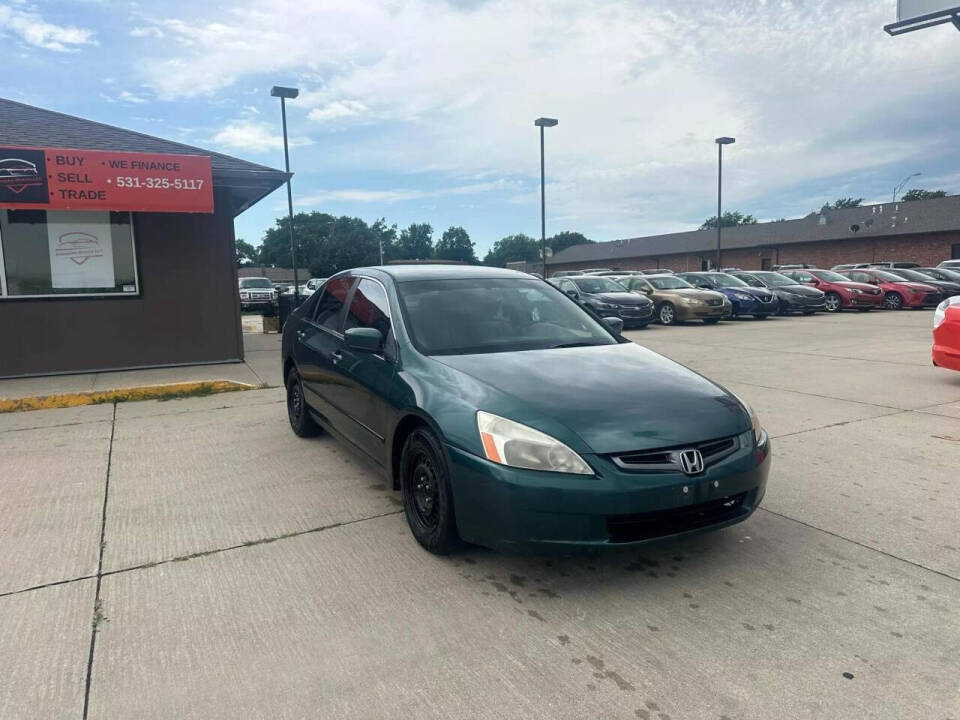 2003 Honda Accord for sale at Nebraska Motors LLC in Fremont, NE