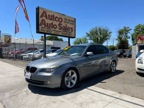 2008 BMW 5 Series for sale at AUTCO AUTO SALES in Fresno CA