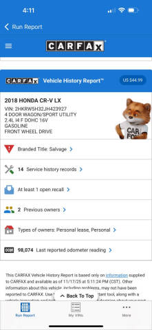 2018 Honda CR-V LX