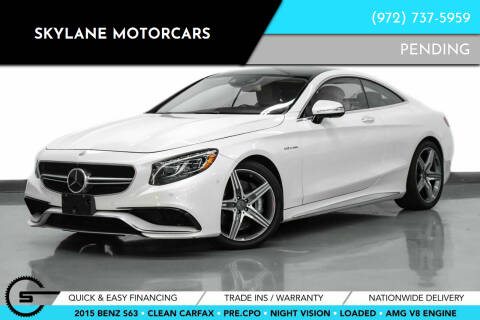 2015 Mercedes-Benz S-Class for sale at Skylane Motorcars in Carrollton TX