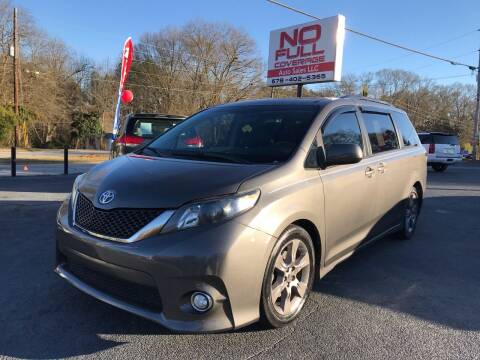 2011 Toyota Sienna for sale at NO FULL COVERAGE AUTO SALES LLC in Austell GA