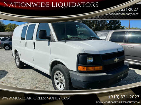 2013 Chevrolet Express Cargo for sale at Nationwide Liquidators in Angier NC