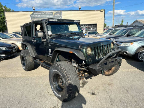 2012 Jeep Wrangler for sale at Virginia Auto Mall in Woodford VA