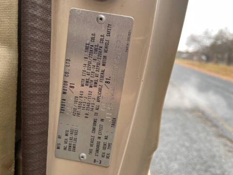 1982 Toyota Pickup Deluxe