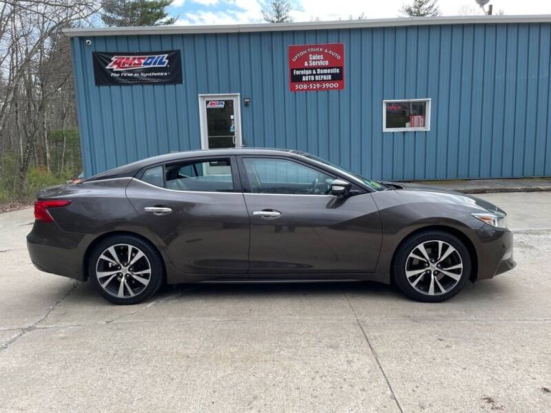 2016 Nissan Maxima for sale at Upton Truck and Auto in Upton MA