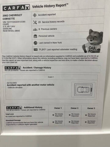 2002 Chevrolet Corvette