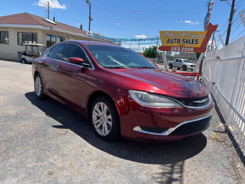 2015 Chrysler 200 for sale at Robert B Gibson Auto Sales INC in Albuquerque NM