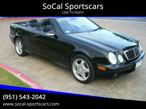 2000 Mercedes-Benz CLK for sale at SoCal Sportscars in Covina CA
