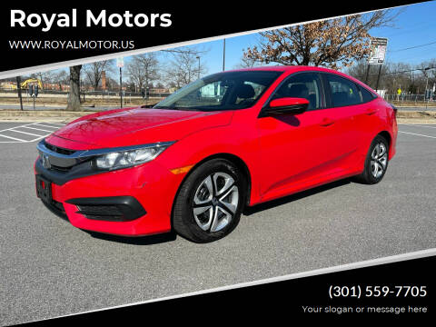 2017 Honda Civic for sale at Royal Motors in Hyattsville MD