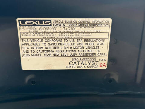 2005 Lexus SC 430