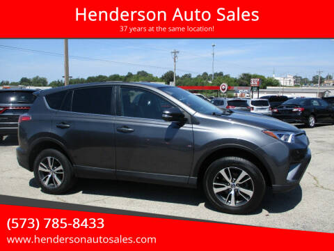 2018 Toyota RAV4 for sale at Henderson Auto Sales in Poplar Bluff MO