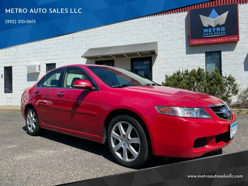 2004 Acura TSX for sale at METRO AUTO SALES LLC in Lino Lakes MN