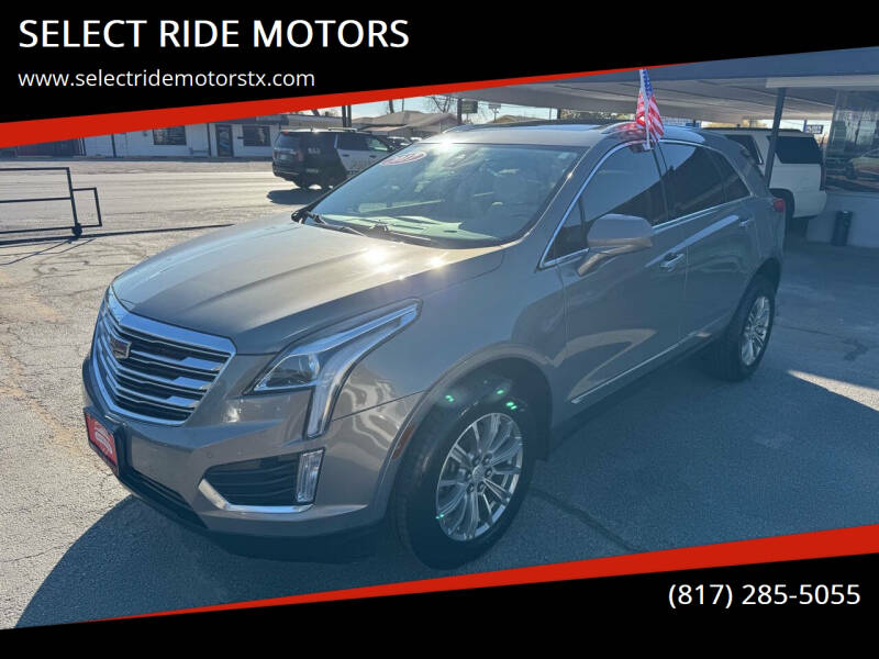 2017 Cadillac XT5 for sale at SELECT RIDE MOTORS in Arlington TX