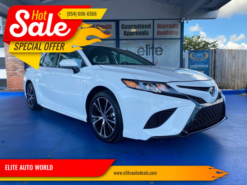 2020 Toyota Camry for sale at ELITE AUTO WORLD in Fort Lauderdale FL
