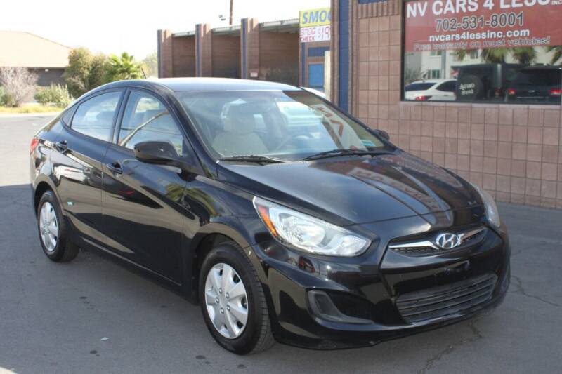 2013 Hyundai Accent for sale at NV Cars 4 Less, Inc. in Las Vegas NV