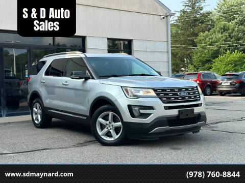 2016 Ford Explorer for sale at S & D Auto Sales in Maynard MA
