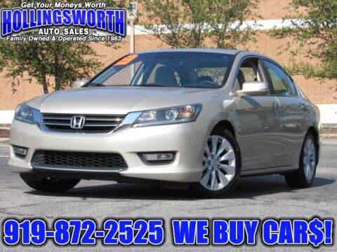 2013 Honda Accord for sale at Hollingsworth Auto Sales in Raleigh NC