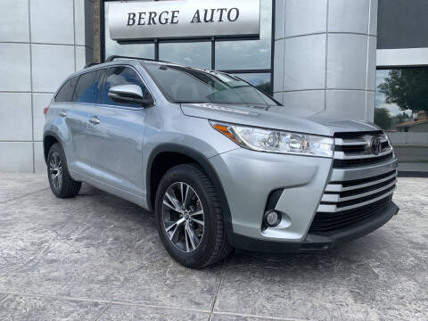 2018 Toyota Highlander for sale at Berge Auto in Orem UT