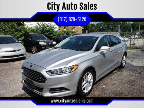 2016 Ford Fusion for sale at City Auto Sales in Indianapolis IN