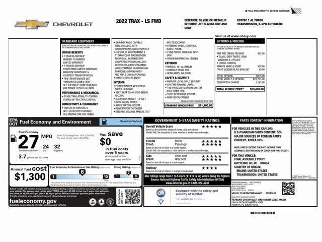 2022 Chevrolet Trax LS
