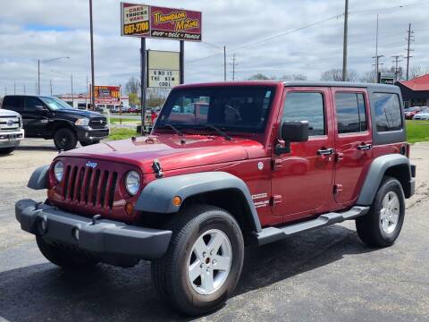 2012 Jeep Wrangler Unlimited for sale at Thompson Motors in Lapeer MI