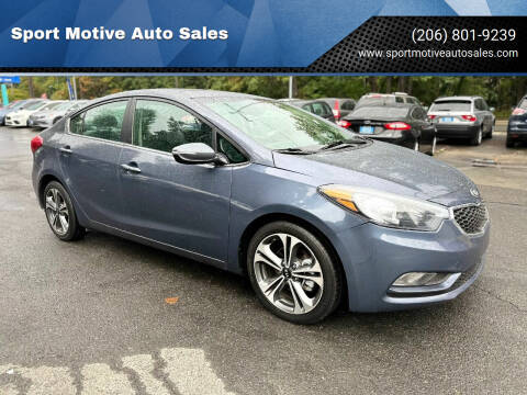 2015 Kia Forte for sale at Sport Motive Auto Sales in Seattle WA
