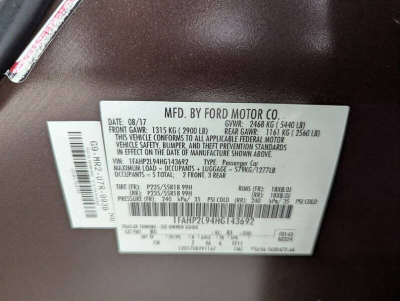 2017 Ford Taurus Police Interceptor