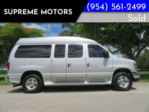 2013 Ford E-Series for sale at Supreme Motors in Boca Raton FL