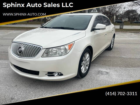 2012 Buick LaCrosse for sale at Sphinx Auto Sales LLC in Milwaukee WI