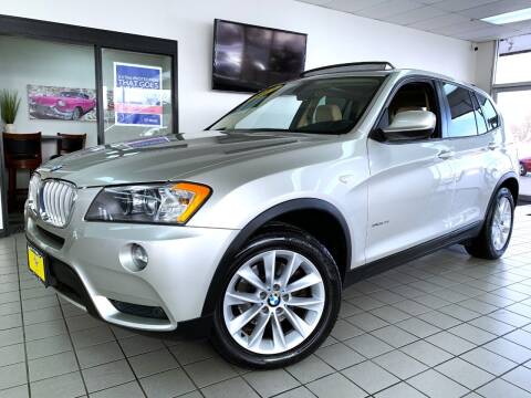2013 BMW X3 for sale at SAINT CHARLES MOTORCARS in Saint Charles IL