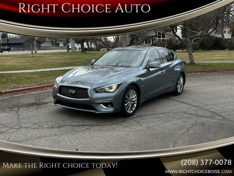 2018 Infiniti Q50 for sale at Right Choice Auto in Boise ID