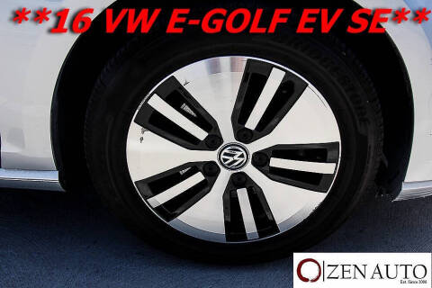 2016 Volkswagen e-Golf SE