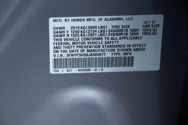 2018 Honda Pilot EX-L