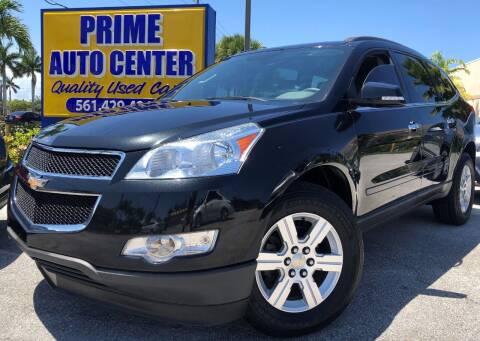 2012 Chevrolet Traverse for sale at PRIME AUTO CENTER in Palm Springs FL